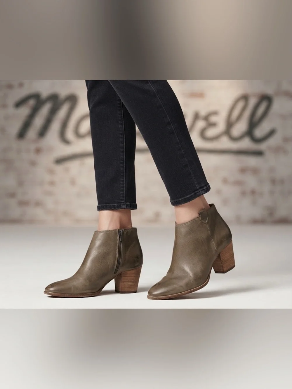 Authentic Madewell signature leather ankle boots Sz 9